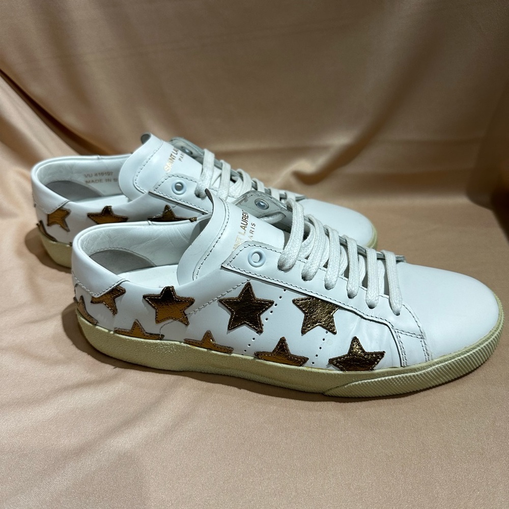 Saint Laurent Court Classic Sneakers Size 36 1/2 - Picture 8 of 8